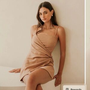 Sabo Skirt Tan Mini Dress